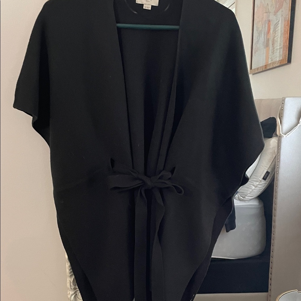 LOFT Black Women's Poncho